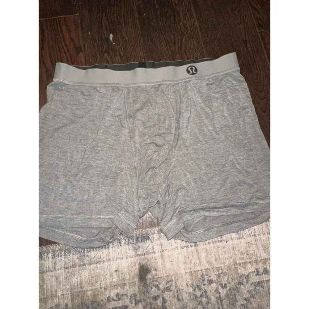 Lululemon Men’s Gray Boxer Briefs  Athletic Underwear